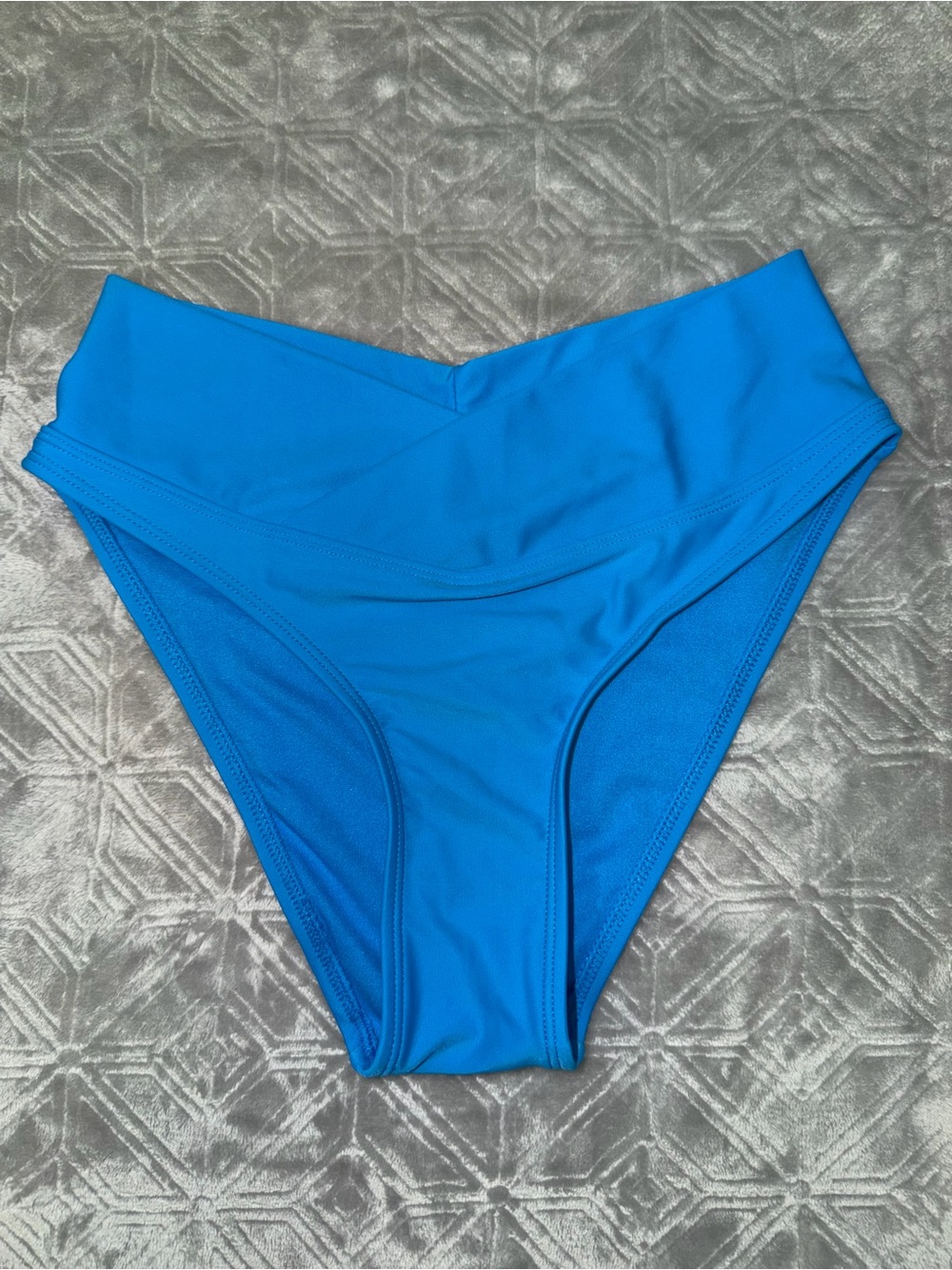 wild fable Bright Blue High-Waist Bikini Bottom